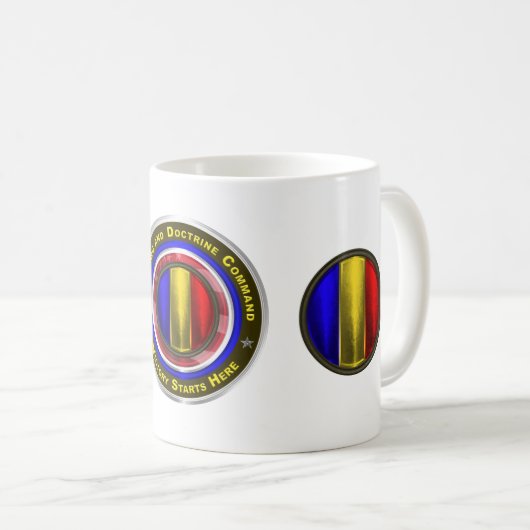 陸軍の訓練と教理の命令 コーヒーマグカップ (正面右)