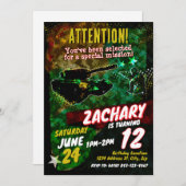 陸軍の誕生日の招待 招待状 (正面/裏面)