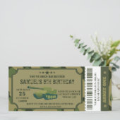 陸軍の誕生日パーティーの招待チケット 招待状 (スタンド正面)