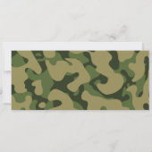 陸軍の誕生日パーティーの招待チケット 招待状 (裏面)