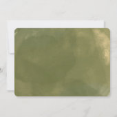 陸軍の誕生日写真招待状 招待状 (裏面)