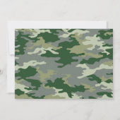 陸軍の誕生日招待状 招待状 (裏面)