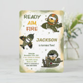 陸軍の誕生日招待状 招待状 (スタンド正面)