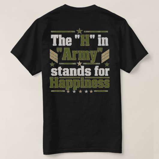陸軍のH Tシャツ (デザイン裏面)