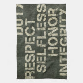 陸軍はタオルを大切にする キッチンタオル (縦)