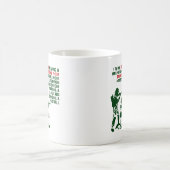 陸軍オーバースポーツの面白いマグカップ コーヒーマグカップ (中央)