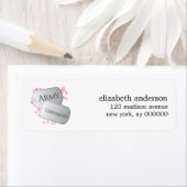 陸軍ガールフレンド住所 シール (インサイチュ)