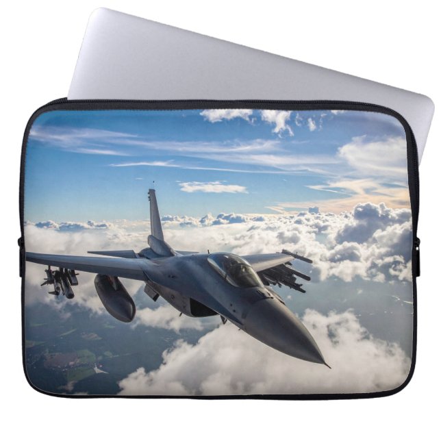 陸軍ジェット機 ラップトップスリーブ (正面)