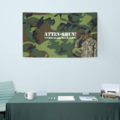 陸軍テーマの誕生日パーティー 横断幕 (トレードショー)