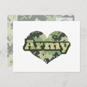 陸軍ハート ポストカード (正面/裏面)