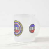 陸軍フォース・コマンド（FORSCOM） フロストグラスマグカップ (正面右)