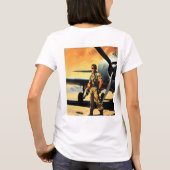 陸軍プリントTシャツ Tシャツ (裏面)