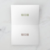 陸軍ヘリコプター漫画イラストレーション カード (内部)