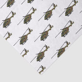 陸軍ヘリコプター漫画イラストレーション 薄葉紙 (詳細)