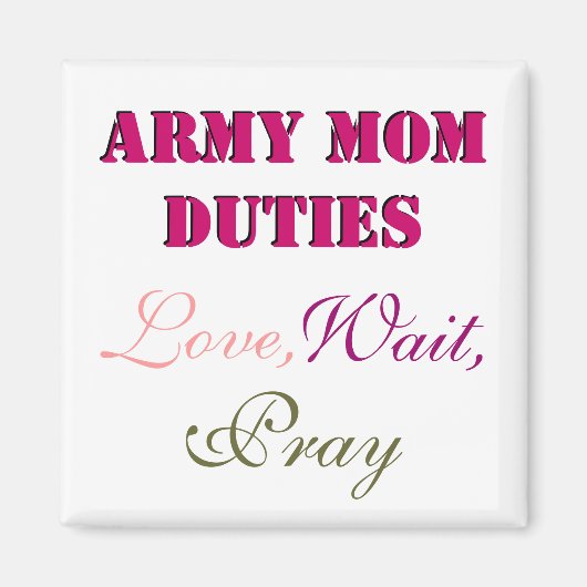 陸軍ママ職務磁石 マグネット (正面)