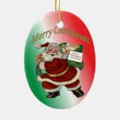 陸軍ロッツモノグラムクリスマスオーナメント セラミックオーナメント (裏面)