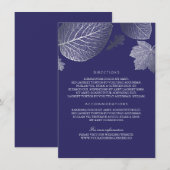 陸軍中佐の階級章海軍結婚式の詳細-情報 エンクロージャーカード (正面/裏面)