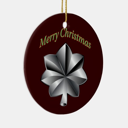 陸軍中佐クリスマスオーナメント セラミックオーナメント (右)