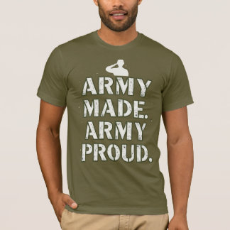 陸軍作。軍誇りを持った。 Tシャツ