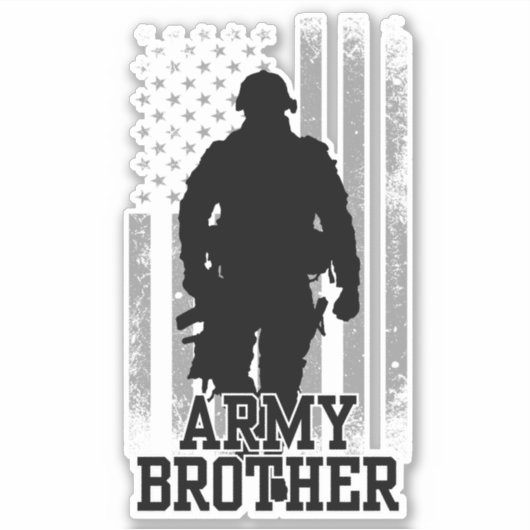 陸軍兄弟 シール (正面)