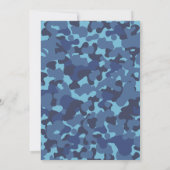 陸軍兵士の戦車銃招待状誕生会 招待状 (裏面)