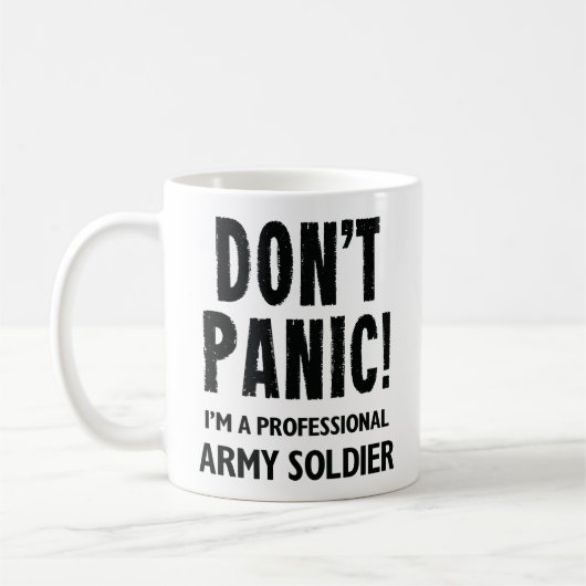 陸軍兵士 コーヒーマグカップ (左)