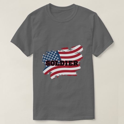 陸軍兵士 Tシャツ (デザイン正面)