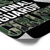 陸軍国家誇りを持ったガードガールフレンド軍隊ファミー ポスター (角)