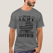 陸軍国誇りを持った衛士同志アメリカ軍隊ギ Tシャツ (正面)