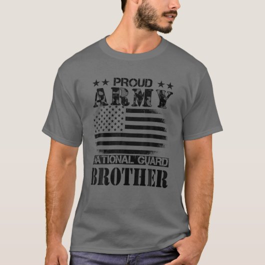 陸軍国誇りを持った衛士同志アメリカ軍隊ギ Tシャツ (正面)