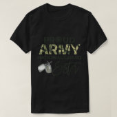 陸軍国誇りを持った衛士姉妹米国軍隊家族 Tシャツ (デザイン正面)