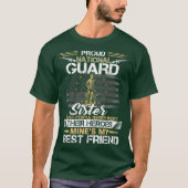 陸軍国誇りを持った衛士連合国軍旗 Tシャツ (正面)