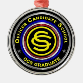 陸軍士官候補校のクリスマス メタルオーナメント