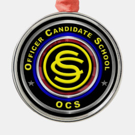 陸軍士官候補校のクリスマス メタルオーナメント