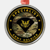 陸軍士官兵 メタルオーナメント (正面)