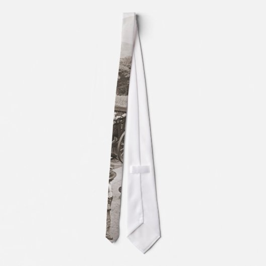 陸軍士官学校のミサイル発射機の練習1905年 ネクタイ (裏面)