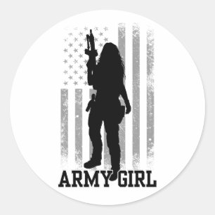 陸軍女子 ラウンドシール