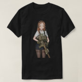 陸軍女子 Tシャツ (デザイン正面)