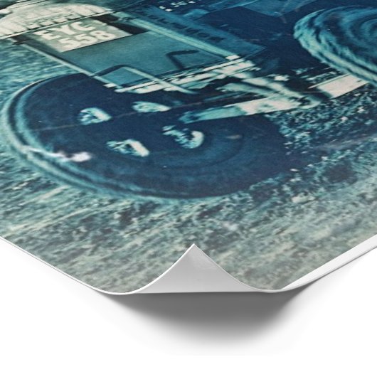 陸軍女性走行用トラクター ポスター (角)