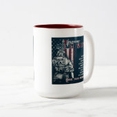 陸軍妻コーヒーマグ ツートーンマグカップ (正面右)