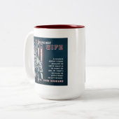 陸軍妻コーヒーマグ ツートーンマグカップ (正面左)