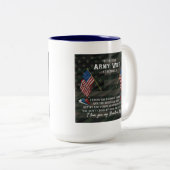 陸軍妻コーヒーマグ ツートーンマグカップ (正面右)
