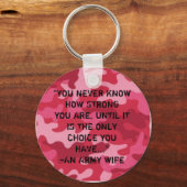 陸軍妻…強 キーホルダー (正面)
