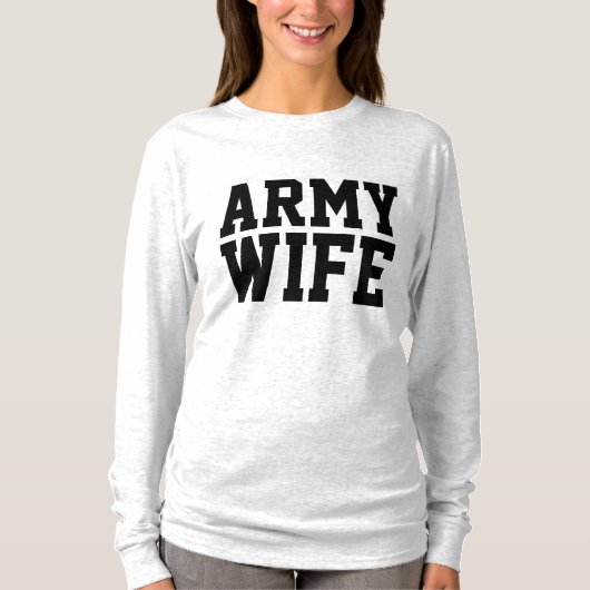 陸軍妻Tシャツ Tシャツ (正面)