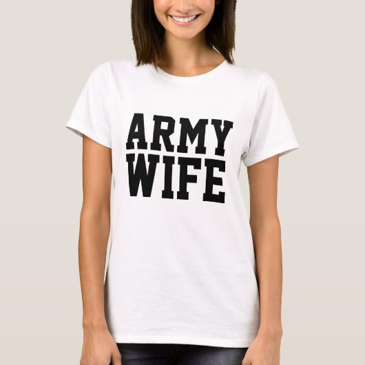 陸軍妻Tシャツ Tシャツ (正面)