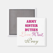 陸軍姉妹職務マグネット マグネット (正面/裏面)
