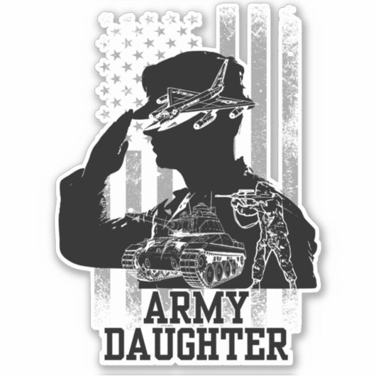 陸軍娘 シール (正面)