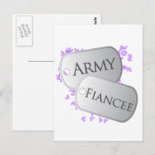 陸軍婚約者の犬タグ ポストカード (正面/裏面)