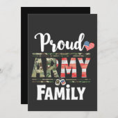 陸軍家族誇りを持ったアメリカ愛国的退役軍人の日 シーズンカード (正面/裏面)