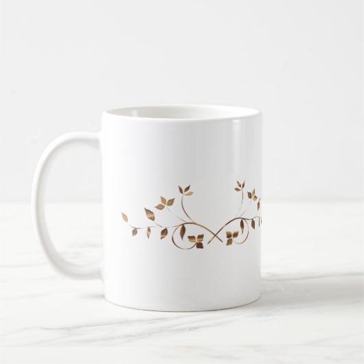 陸軍少佐の階級章のマグ コーヒーマグカップ (左)